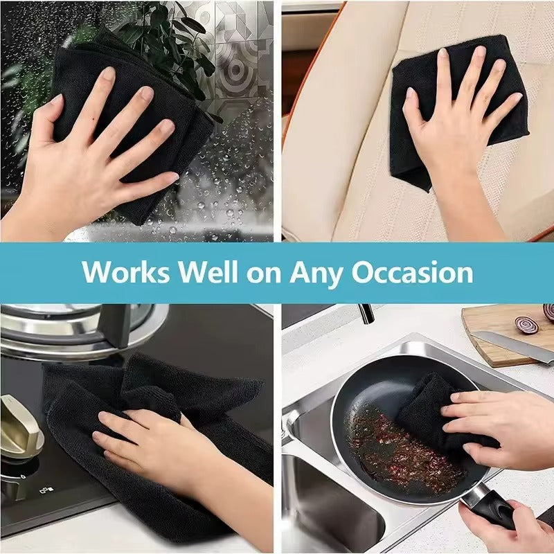 Microfiber Cleaning Cloths - 12 Pack