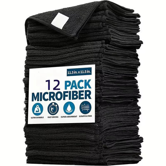 Microfiber Cleaning Cloths - 12 Pack