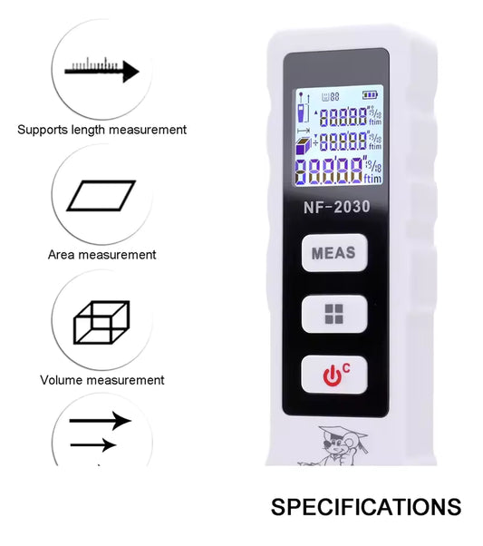 30M Digital Laser Measure Tape