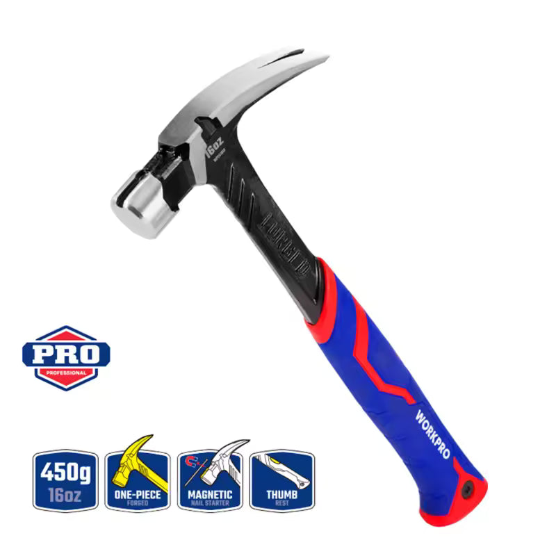 16 oz Heavy Duty Claw Hammer