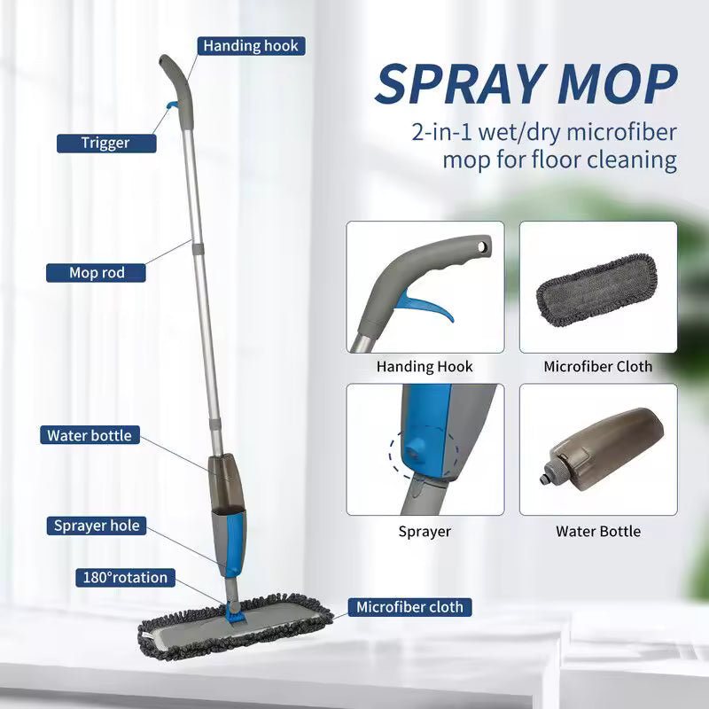 Microfiber Spray Mop for Floor Cleaning