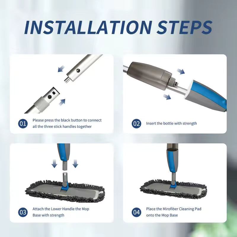 Microfiber Spray Mop for Floor Cleaning