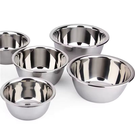 Stainless Steel Mixing Bowls - Set of 5